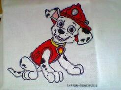 Cross stitch square for Archie F's quilt