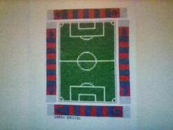 Cross stitch square for Theo's quilt