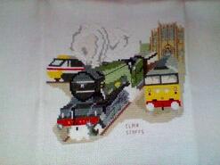 Cross stitch square for Archie N's quilt