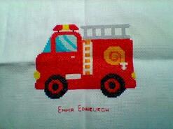 Cross stitch square for Riley S's quilt