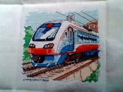 Cross stitch square for Riley S's quilt