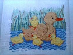 Cross stitch square for Talena C's quilt