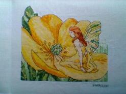 Cross stitch square for Matilda P's quilt