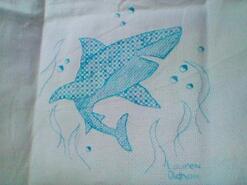 Cross stitch square for Kayden M's quilt