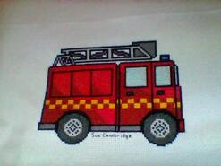 Cross stitch square for Andrew H's quilt