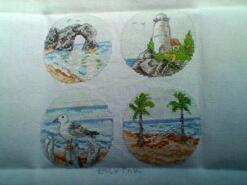 Cross stitch square for Daniel V's quilt