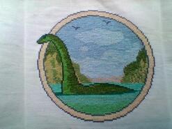 Cross stitch square for Joshua C's quilt