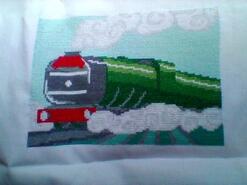 Cross stitch square for Mason F's quilt