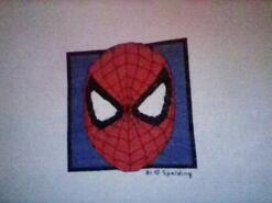 Cross stitch square for Logan B's quilt