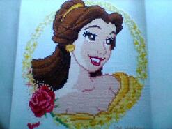 Cross stitch square for Poppy B's quilt