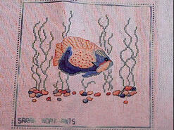 Cross stitch square for Logan C's quilt