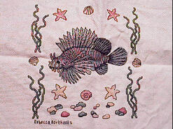 Cross stitch square for Logan C's quilt