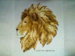 Cross stitch square for Faris H's quilt