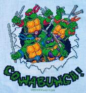 Cross stitch square for Jayden's quilt