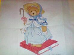 Cross stitch square for Taija's quilt