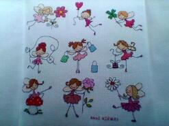 Cross stitch square for Courtney-Leigh's quilt