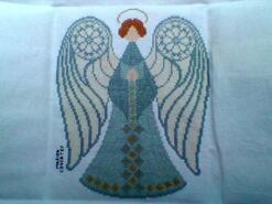 Cross stitch square for Courtney-Leigh's quilt