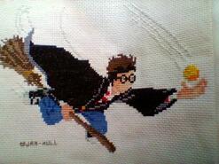 Cross stitch square for Kahlan N's quilt