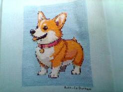 Cross stitch square for Phina N's quilt