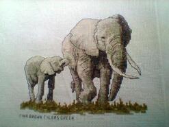 Cross stitch square for Harry E's quilt