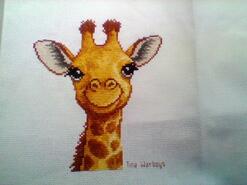 Cross stitch square for Harry E's quilt