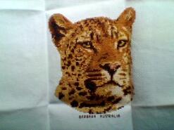 Cross stitch square for Harry E's quilt