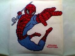 Cross stitch square for Donnie J's quilt