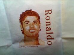 Cross stitch square for Lucas M's quilt