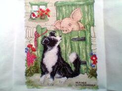 Cross stitch square for Vinny W's quilt