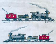 Cross stitch square for Nate M's quilt