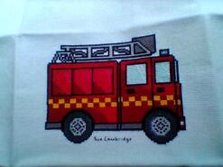 Cross stitch square for Archer H's quilt