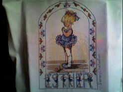 Cross stitch square for Esther L's quilt