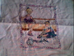 Cross stitch square for Esther L's quilt