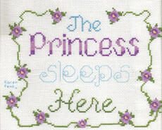 Cross stitch square for Georgia's quilt