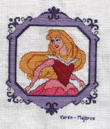 Cross stitch square for Georgia's quilt