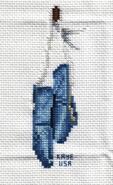 Cross stitch square for Hanna B's quilt