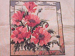 Cross stitch square for Meadow Quilt's quilt