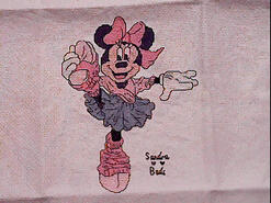 Cross stitch square for Mia B's quilt