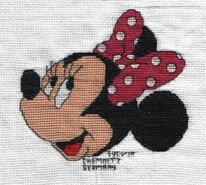 Cross stitch square for Amber-Rose's quilt