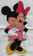Cross stitch square for Amber-Rose's quilt