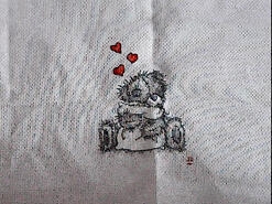 Cross stitch square for Emily T's quilt