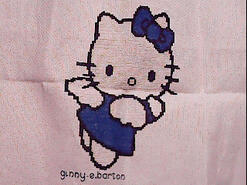 Cross stitch square for Kiera F's quilt