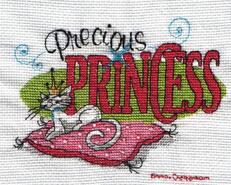 Cross stitch square for Krystal S's quilt