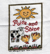 Cross stitch square for Jayden C's quilt