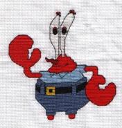Cross stitch square for Aaron H's quilt