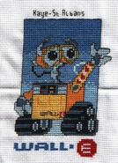 Cross stitch square for Aaron H's quilt