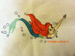 Cross stitch square for Eleanor G's quilt