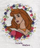 Cross stitch square for Eleanor G's quilt
