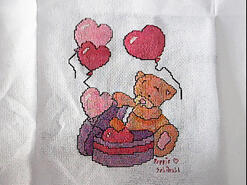 Cross stitch square for Shafa Q (Rida)'s quilt