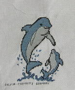 Cross stitch square for Callum M's quilt
